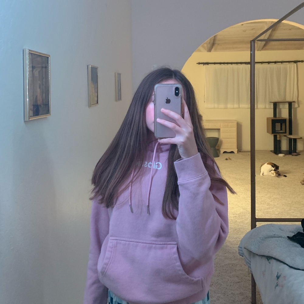glossier hoodie